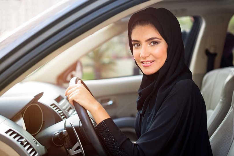 Female Saudis are allowed to drive now